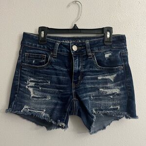 American Eagle Distressed Denim Shorts